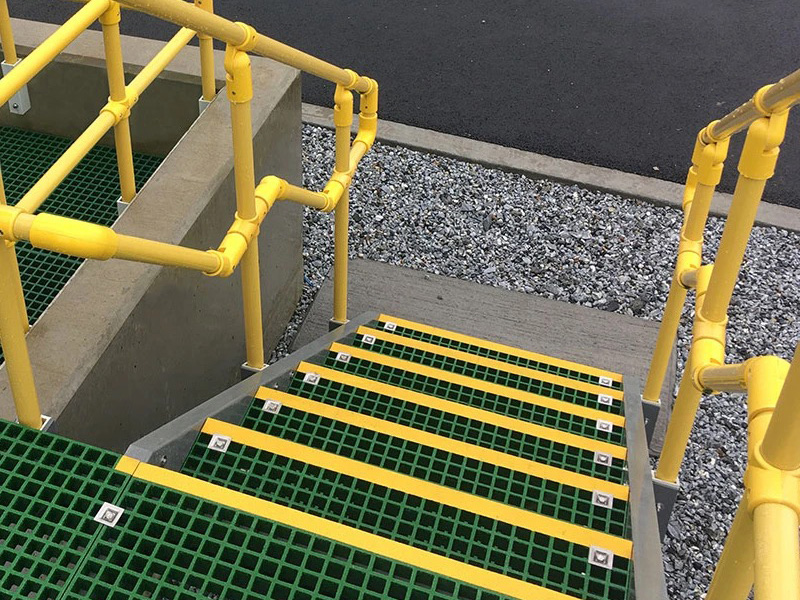 FRP handrail and fence system